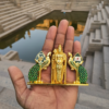 Unique Murugan Idol Design VEL  | Gold & Green Finish | Pooja & Car Dashboard