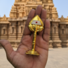 Metal Vel 4 Inch – Gold Finish | Lord Murugan Vel for Pooja, Home & Car Dashboard
