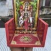 Vastu Lakshmi Wooden Vilakku Maadam – Wall Hanging Pooja Decor