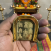 Brass Ashtalakshmi Muram 2.5 Inch | Small Pooja Muram with Ashtalakshmi Print | Lakshmi Devotional Item