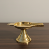 Brass Abishekam Beedam 0 Size -Suitable 3 to 6 Inch Idols & Vel – Heavy 552g Pooja Abishega Stand