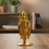 Metal Murugan Idol – Front & Back Same Model | Gold Finish Murugan (4 Inch) for Pooja, Car Dashboard & Return Gifts