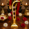 Mini Aruval 4 Inch – Gold Finish Decorative Aruval for Pooja Room & Return Gifts