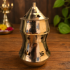 Patcha Karpoora Vilakku 5.5 Inch Brass with Free Patcha Karpooram Box | Premium Pooja Lamp