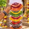 Amman Dress No.4 – Pack of 10 Pieces | Colourful Idol Dress for 5–7 Inch Amman Idols | Premium Quality