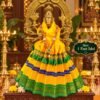 Amman Dress No.6 – Pack of 5 Pieces | Premium Idol Dress for 10–16 Inch Amman Idols | Assorted Colours